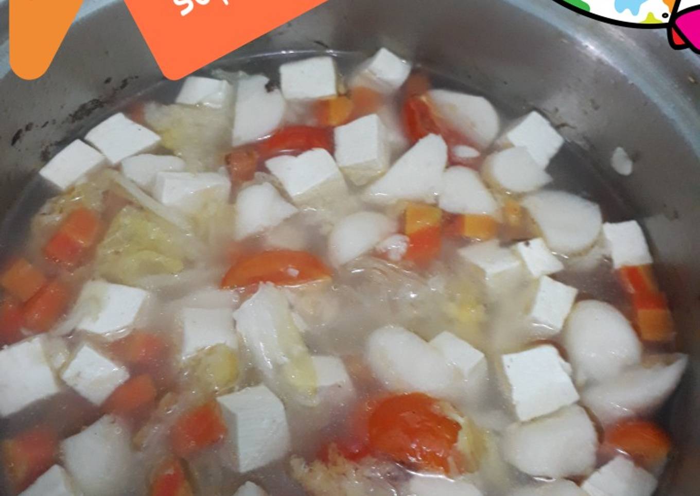 Sop tahu sayur.... 👍🥕