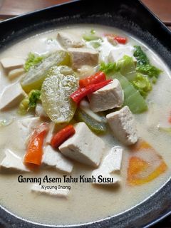 Foto resep Garang Asem Tahu Kuah Susu