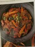 Beef with peppers and oyster sauce