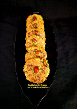 A picture of Mix Vegetable Red Poha Cutlet.
