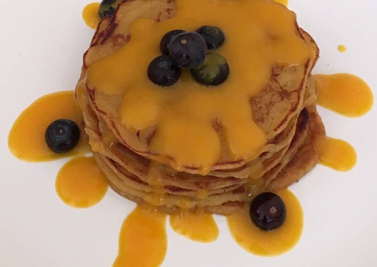 Easiest Way to Make Super Quick Homemade Mango pancake