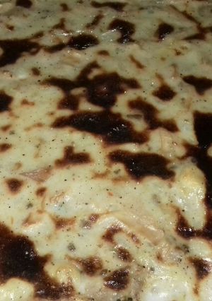 صورة لوصفة باستا بالفطر والباشميل