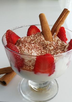 Une photo de Dessert express à la fraise