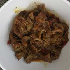 A picture of Babat Tumis Pedas.