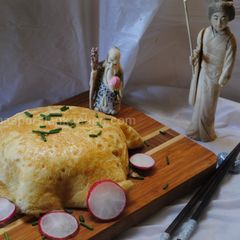 A picture of Omurice (Omelette rice).