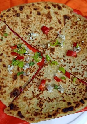 A picture of Paneer parantha.
