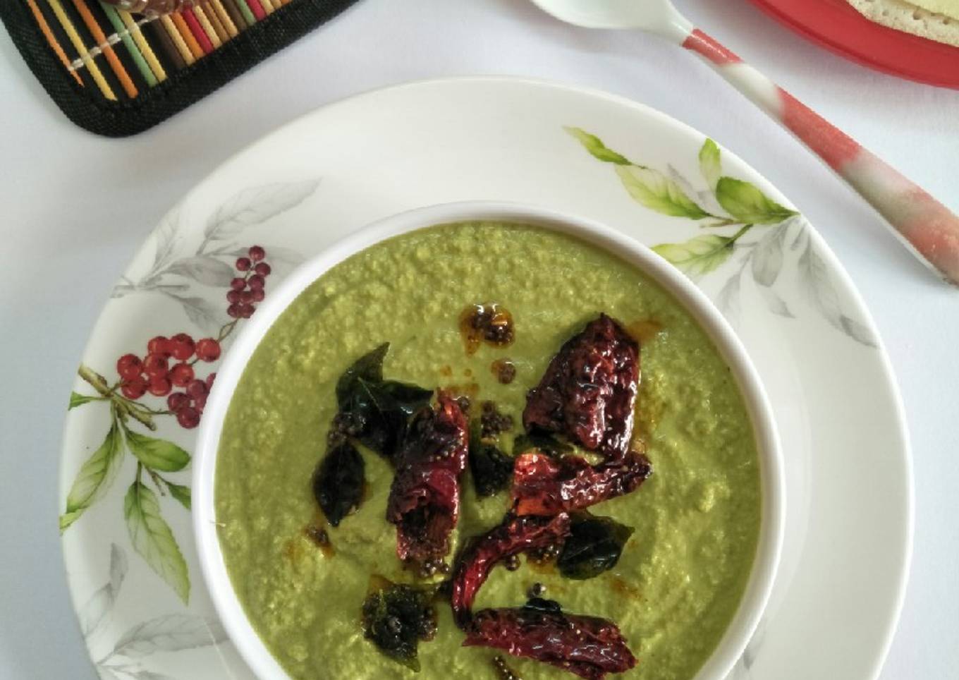 Coconut Chutney In South Indian Style
