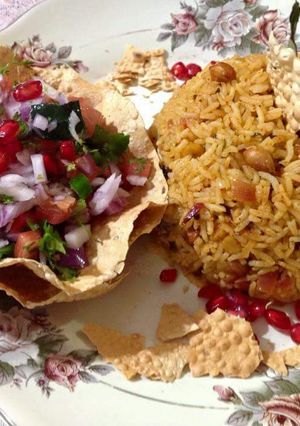 A picture of Tamarind rice.