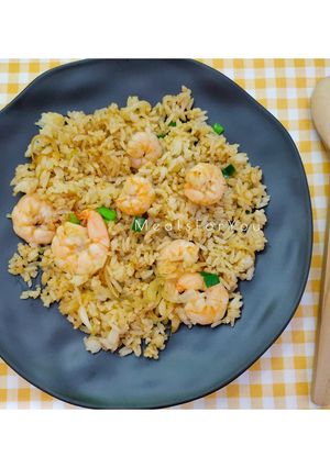 Foto resep Nasi Udang Saos Tiram - Ala Anak Kost