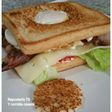 Sándwich con huevo bacon