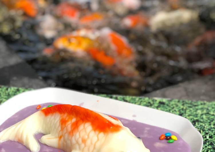 Bahan Puding ikan koi ala Tiger Kitchen | cara pembuatan Puding ikan koi ala Tiger Kitchen Yang Sedap