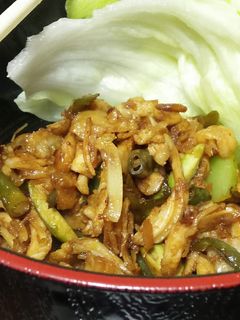 Foto resep Ayam suwir tumis ijo