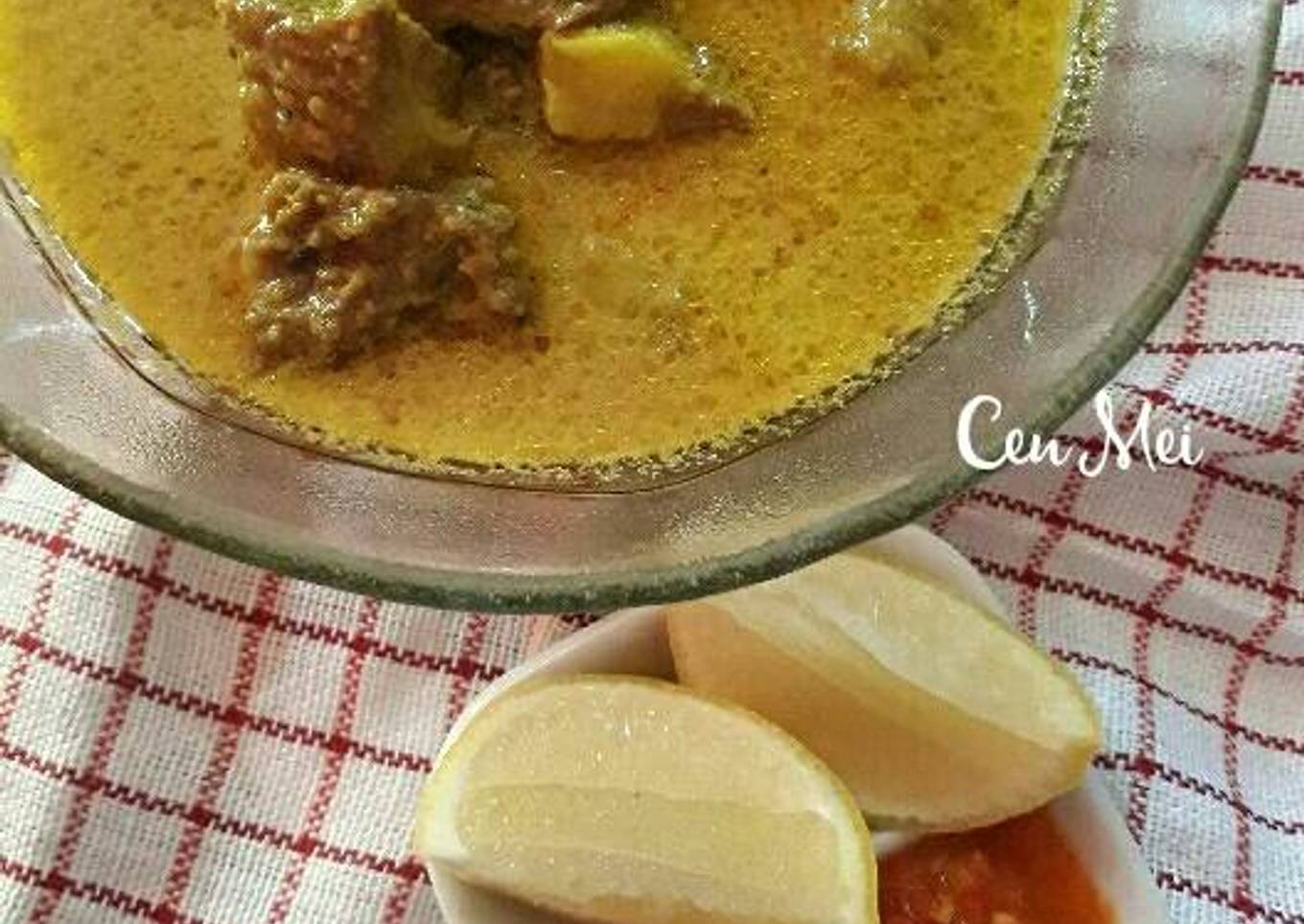 Soto Lemak Santan Keto