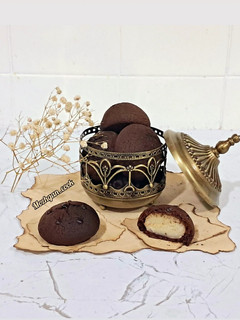 عکسی از دستور کوکی موچی کاکائویی😋😍 (بیسکو موچی)