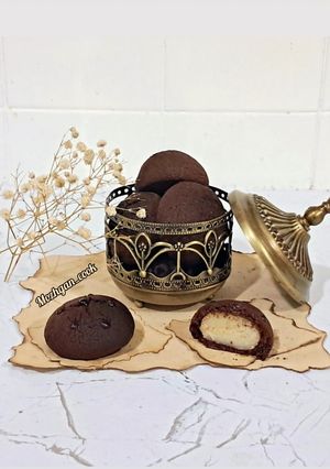 عکسی از دستور کوکی موچی کاکائویی😋😍 (بیسکو موچی)