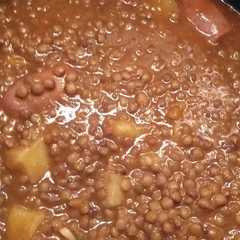 Una foto de Lentejas cocifacil