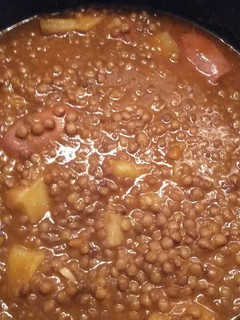 Una foto de Lentejas cocifacil