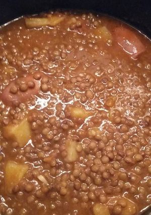 Una foto de Lentejas cocifacil