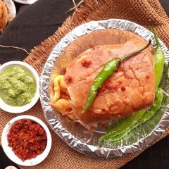 A picture of Vada Pav.