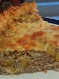 Quiche hawaiano con pollo