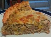 Una foto de quiche de huevo