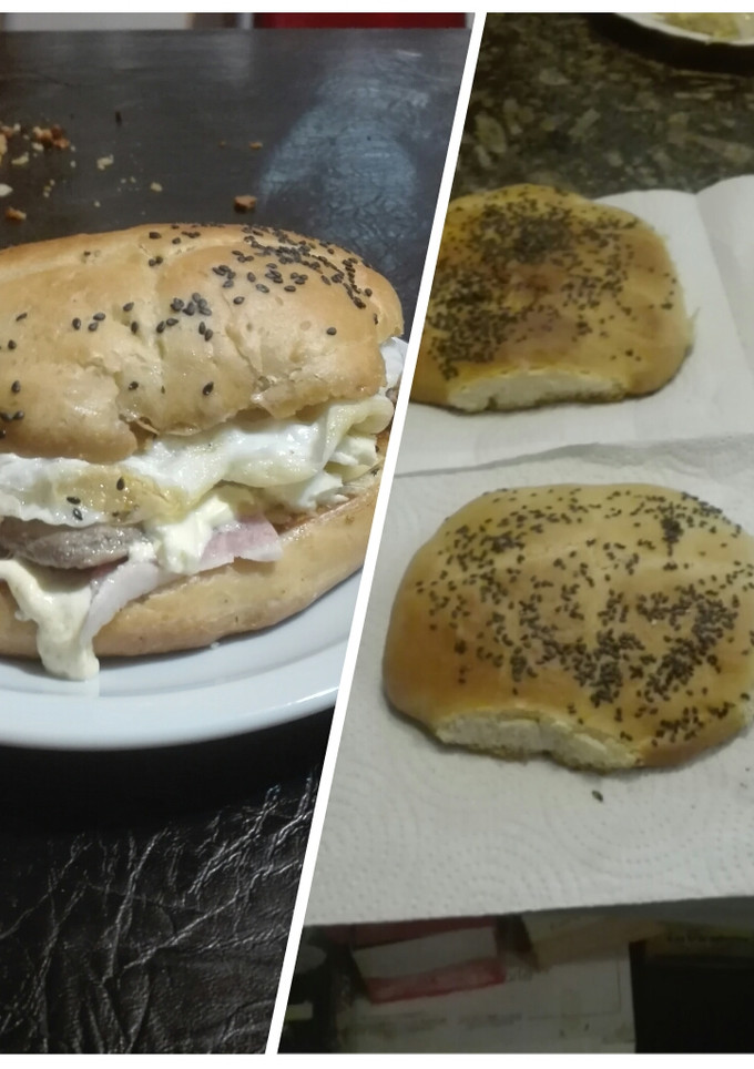 Una foto de Sándwich potente con pan casero tipo muffuletta