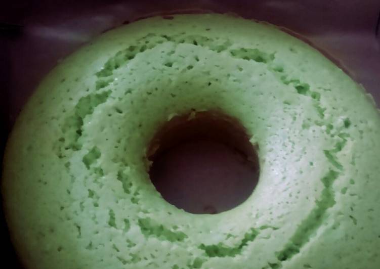 Bolu pandan pakai jus pandan asli