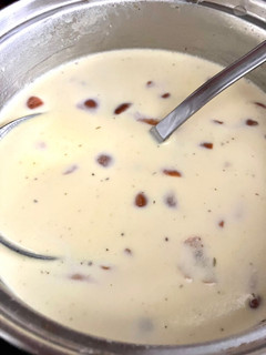 Una foto de Salsa de quesos y setas nameko para pasta