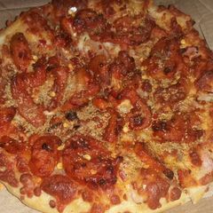 Chaap pizza A picture of Chaap pizza.