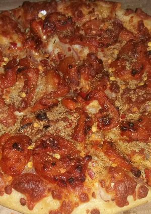 A picture of Chaap pizza.