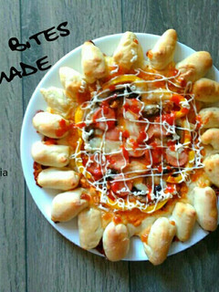 Foto resep Cheesy bites pizza homemade