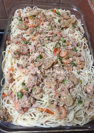 Foto resep Spagetti Seafood