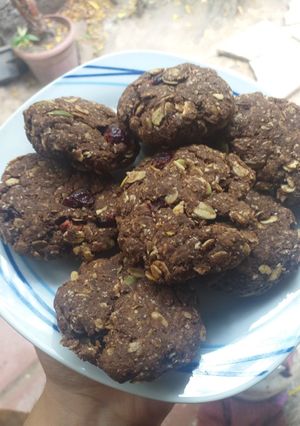 Una foto de Galletas de chocolate veganas obviamente