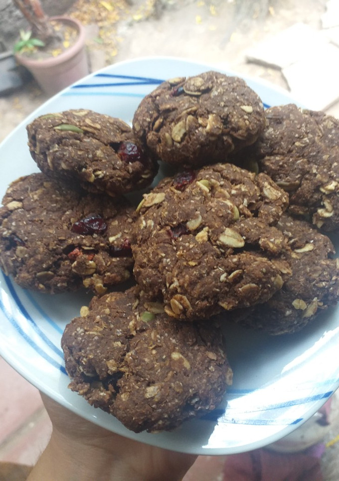 Una foto de Galletas de chocolate veganas obviamente