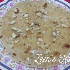 A picture of Ghee Shakkar Roti.