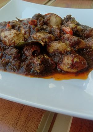 Foto resep Cumi masak hitam