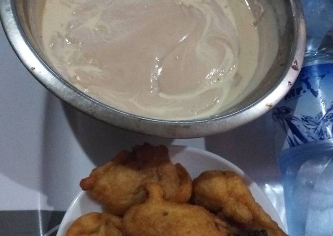 Recipe of Perfect Akara (Bean Cake) with Akamu (Pap)