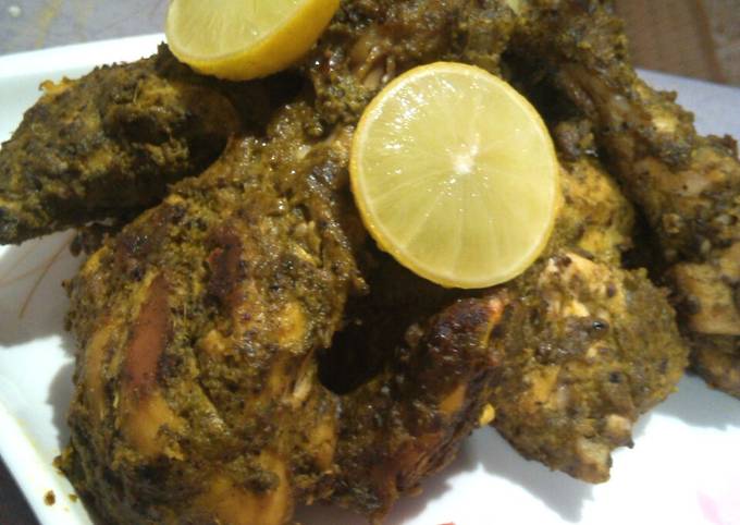 Sumptuous Hariyali Kabab for an elaborate dinner :)