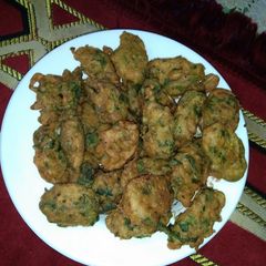 A picture of Palak pakora.