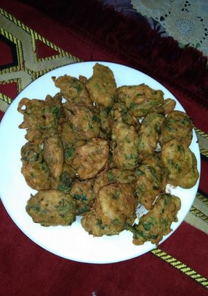 A picture of Palak pakora.