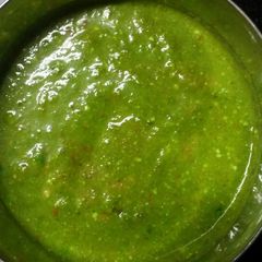 A picture of Coriander curd chutney.