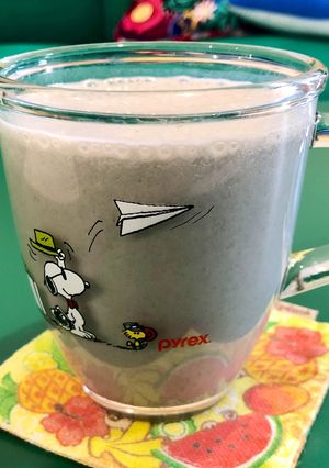 黑芝麻香蕉牛奶 的食譜成品照片