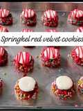 Springkel red velvet cookies