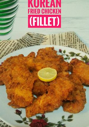 Foto resep Korean Fried chicken (fillet)