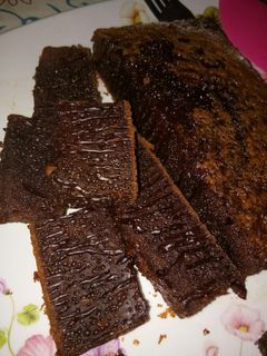 Foto resep Bolu Karamel blender"sarang semut"