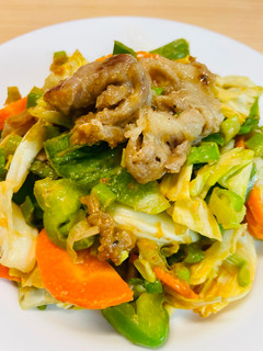 回鍋肉|過熱水蒸氣烤箱微波爐 的食譜成品照片