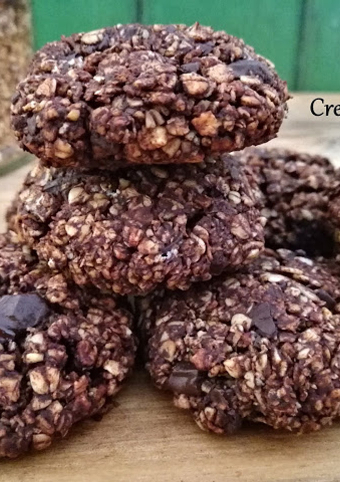 Una foto de Galletas de avena, coco y chocolate