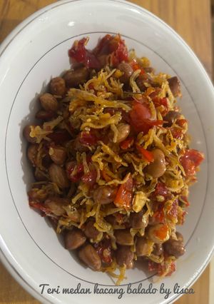 Foto resep Teri Medan Kacang Balado