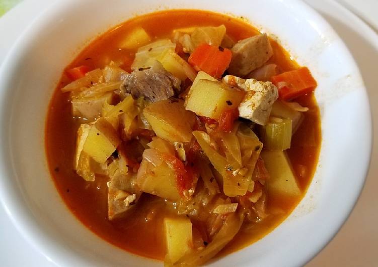 Recipe of Speedy Shanghai tomato beef soup罗宋汤