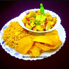 A picture of Sweet potato chaat.